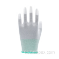 Hespax White White Polyester Guantes de seguridad PU Electrical